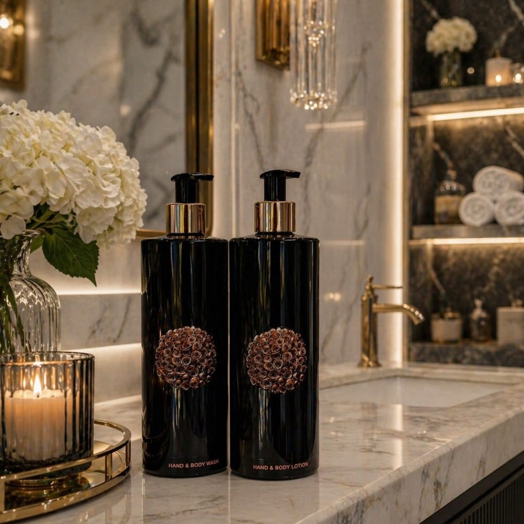Obsidian Hand & Body Wash & Lotion Set