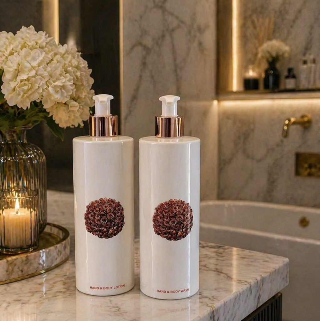 Rose Garden Hand & Body Wash & Lotion Set